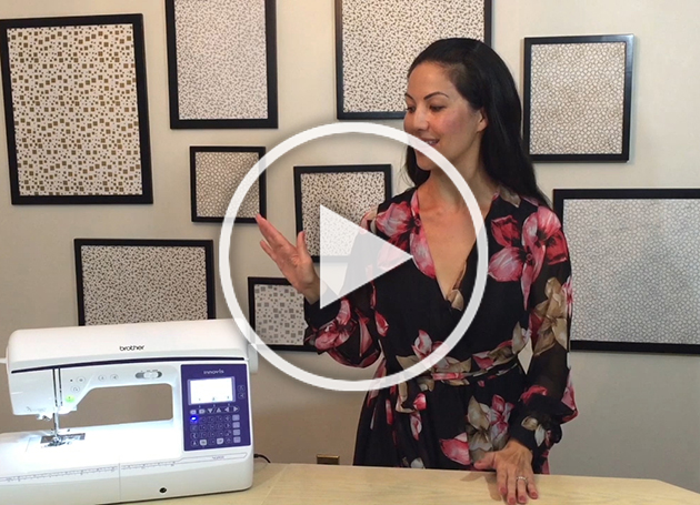 Watch Denise use her Brother NQ900, a ballpoint sewing machine needle and a walking foot to make an easy and adorable dress for her daughter.