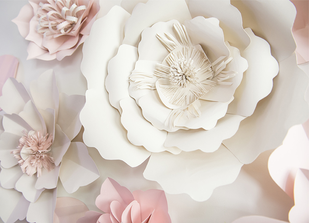 Brighten up any space with these one of kind paper flowers created using your ScanNCut. They are the perfect decorative touch for weddings, summertime parties, nurseries or any room in your house