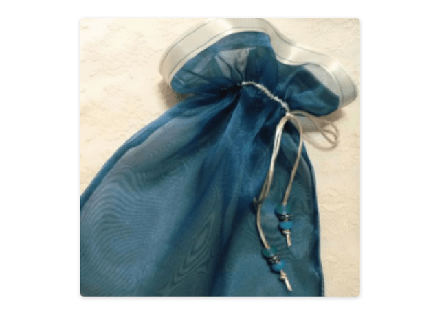 drawstring lingerie pouch